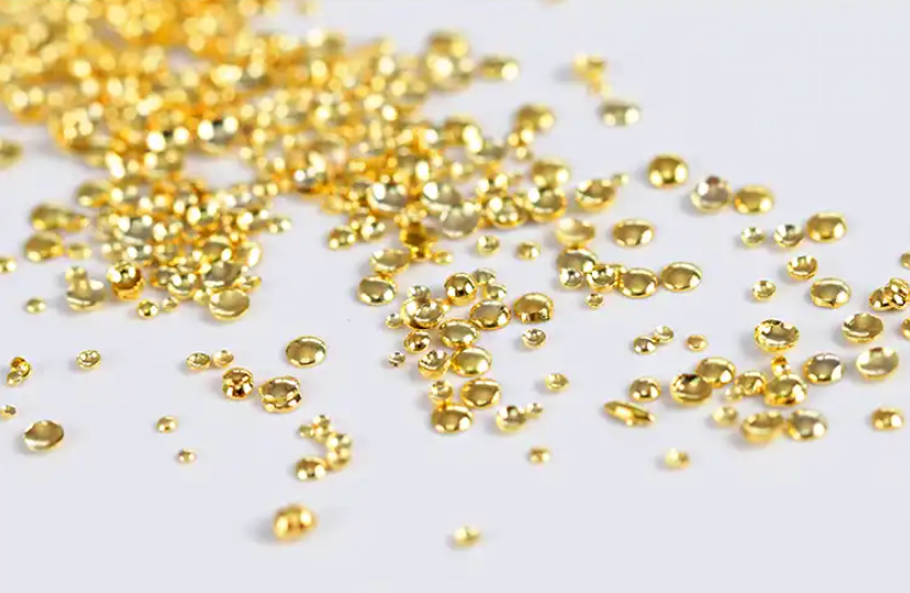 喷金产品质量差?关键在金粒大小!